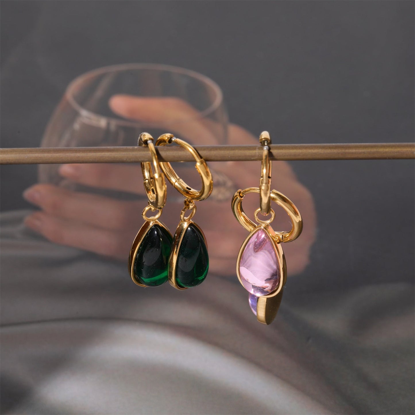 Crystal Drop Earrings