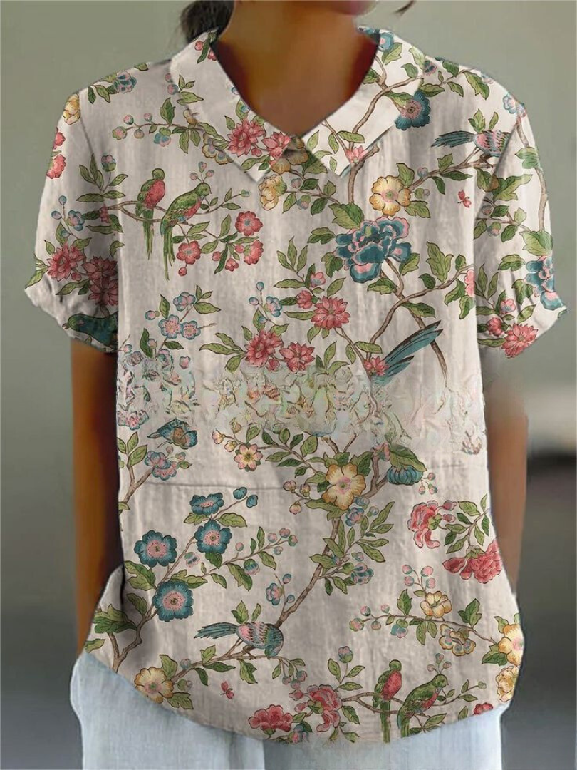 Ragnhild | Floral Blouse
