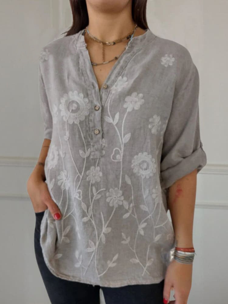 Malen™ | Art Print Casual Cotton