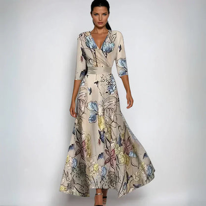 Emily | Stylish Floral Wrap Dress