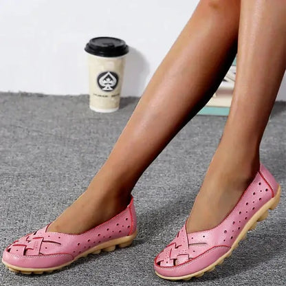Rita | Breathable Leather Moccasins
