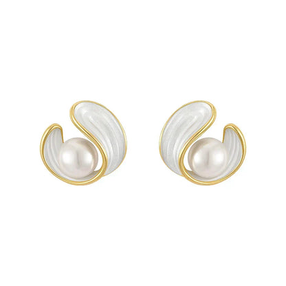 Luxury White Opal Earrings