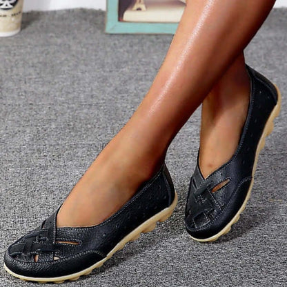 Rita | Breathable Leather Moccasins