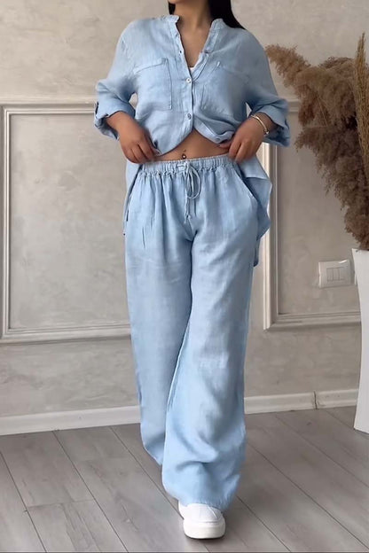 Lilly | Soft Cotton-Linen Two-Piece Set