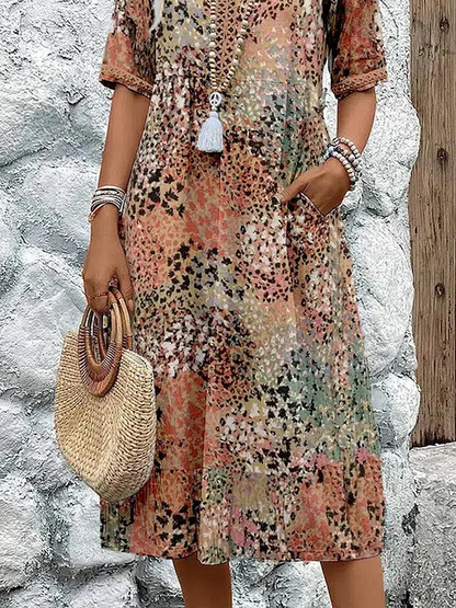 Nina | Vivid Midi Dress (Buy 1, Get 1 Free)