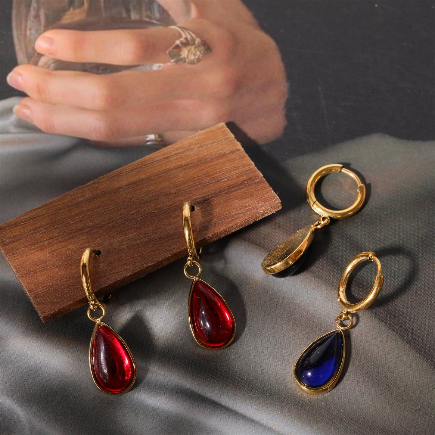 Crystal Drop Earrings