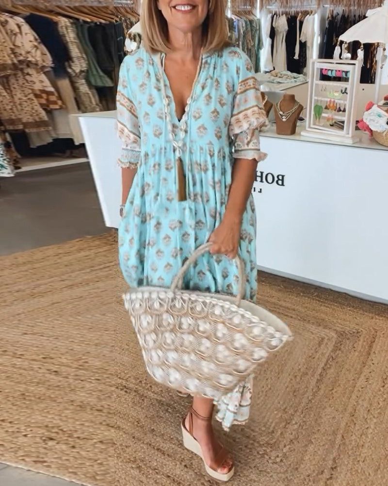 Alma | Patterned Dress