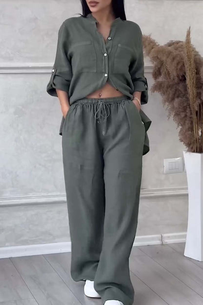 Lilly | Soft Cotton-Linen Two-Piece Set