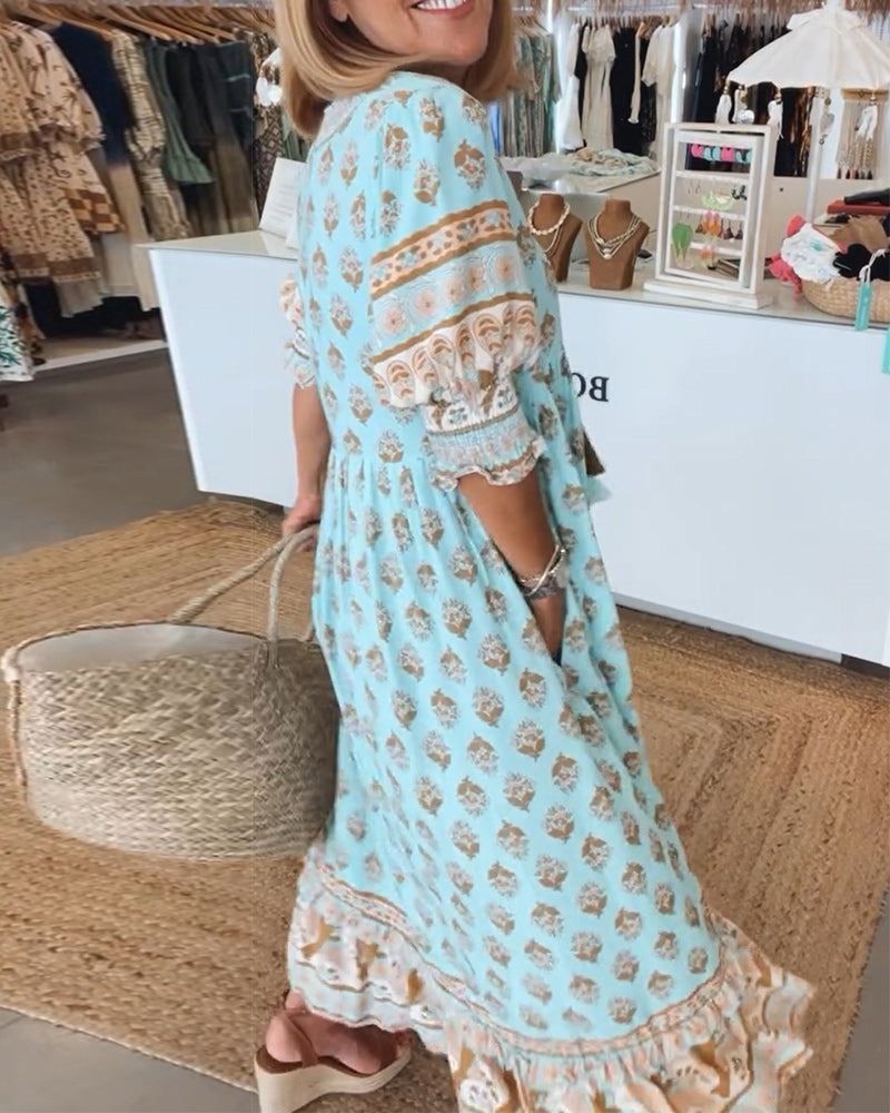 Alma | Patterned Dress