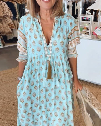 Alma | Patterned Dress