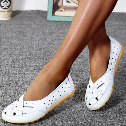 Rita | Breathable Leather Moccasins