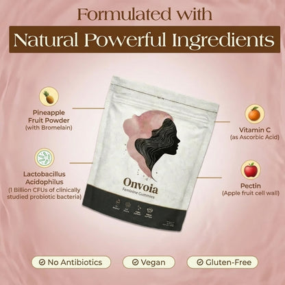 Onvoia Vaginal Probiotic Gummies - Clears Vaginal Odour, Dryness & Discharge