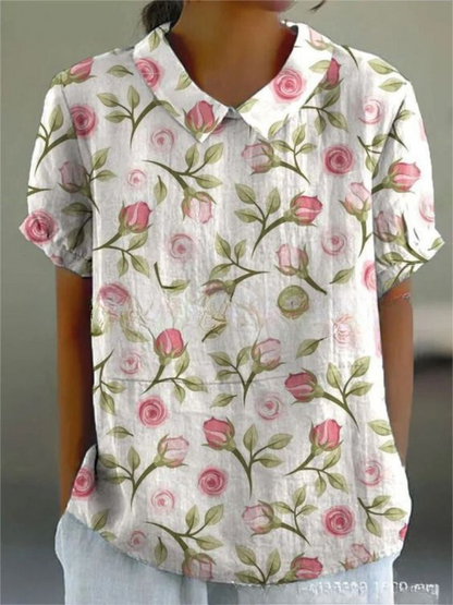 Ragnhild | Floral Blouse