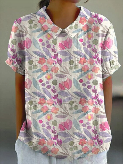 Ragnhild | Floral Blouse