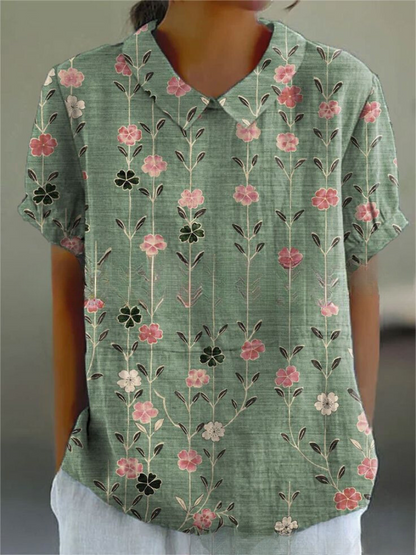 Ragnhild | Floral Blouse