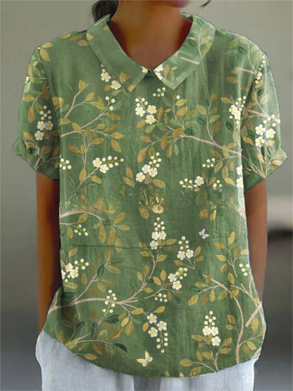 Ragnhild | Floral Blouse