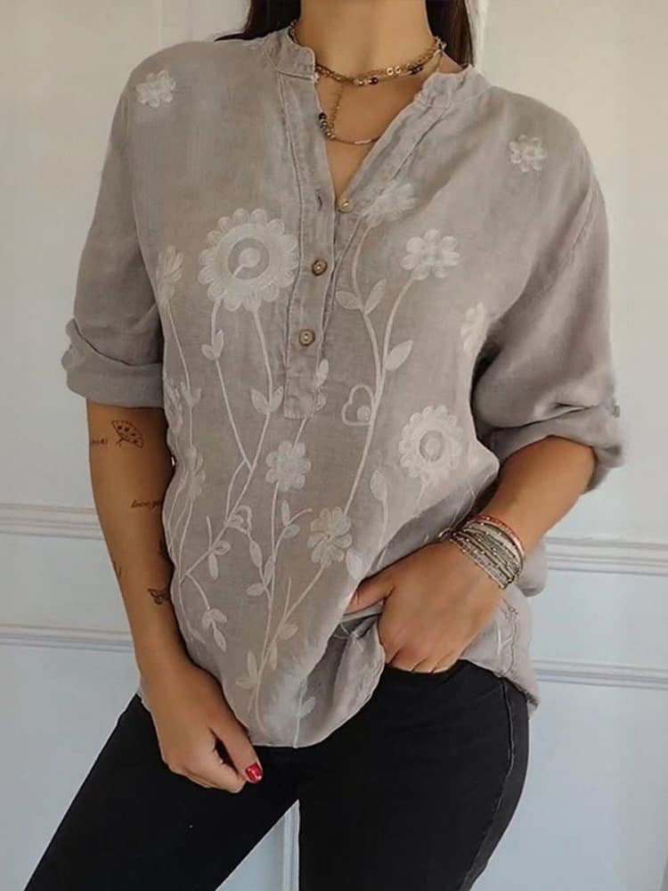 Malen™ | Art Print Casual Cotton