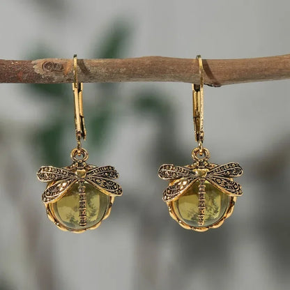 Crystal Pendant Earrings