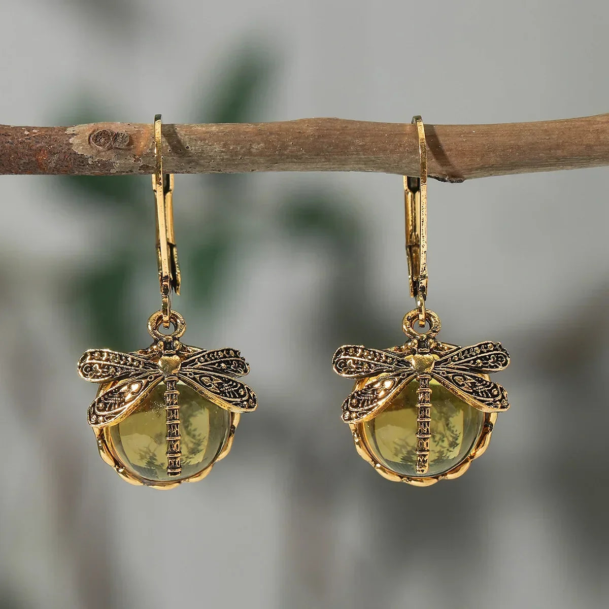Crystal Pendant Earrings