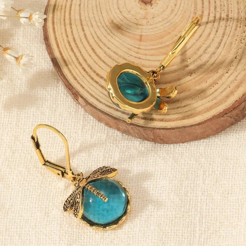 Crystal Pendant Earrings