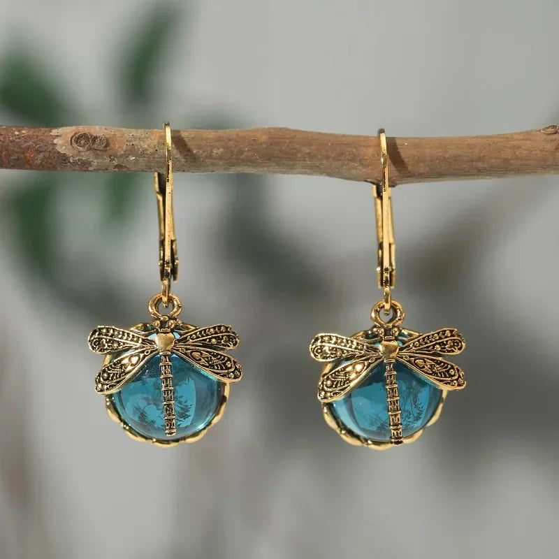 Crystal Pendant Earrings
