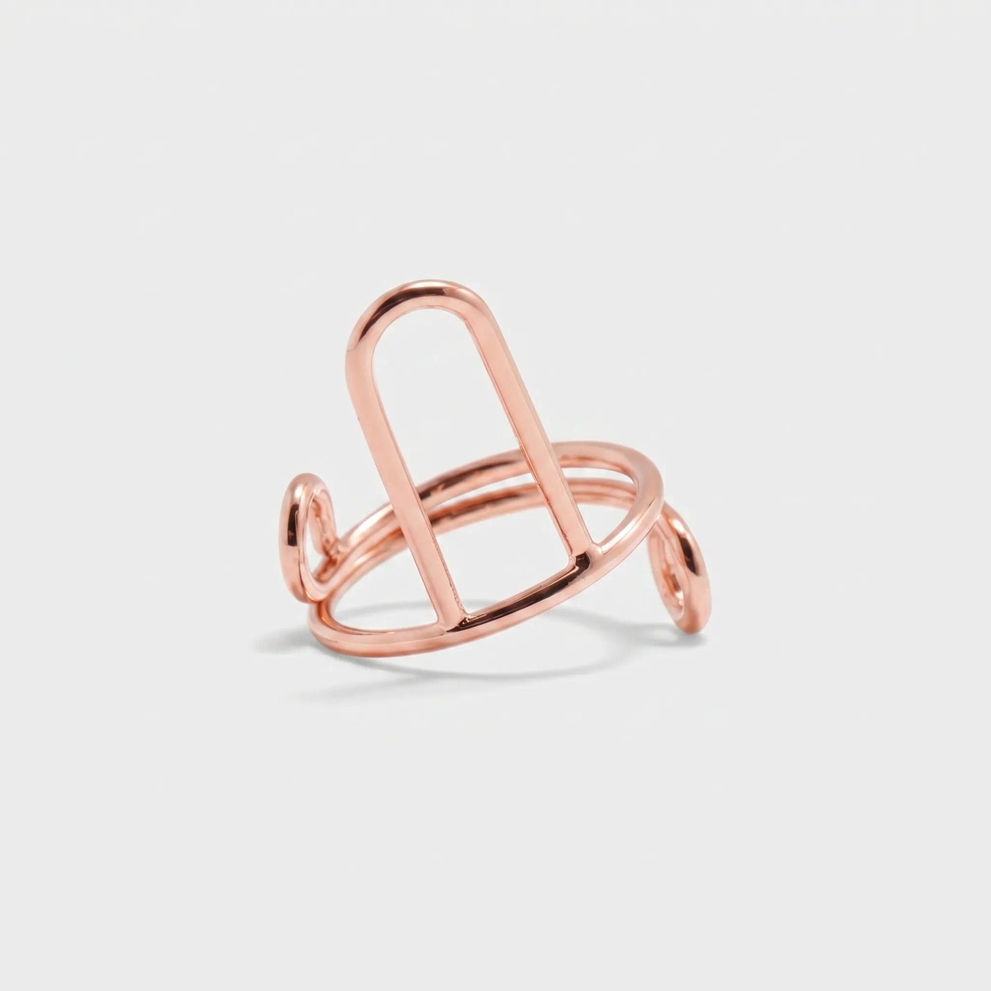 Layla Nail Ring Rose Gold Single