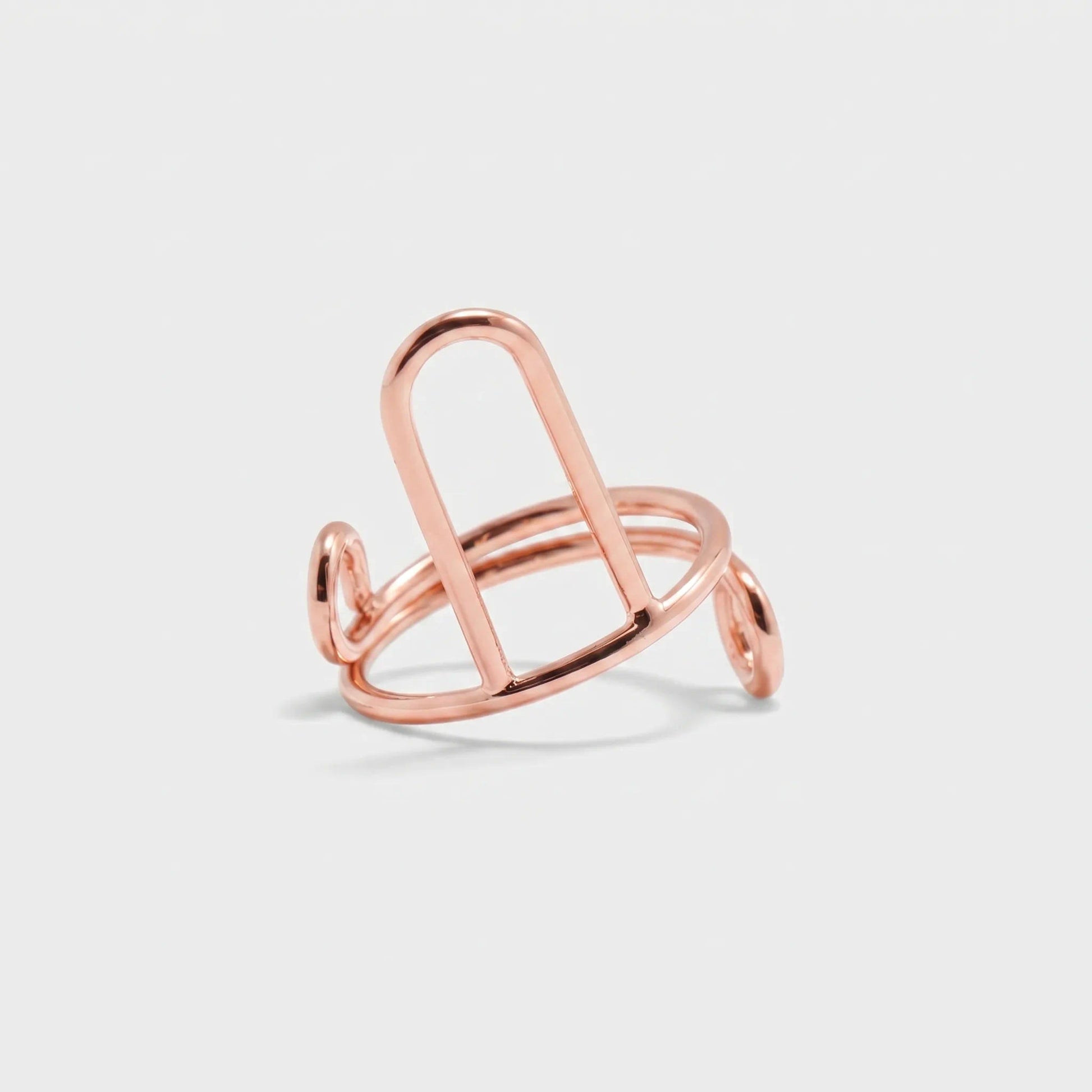 Layla Nail Ring Rose Gold Single