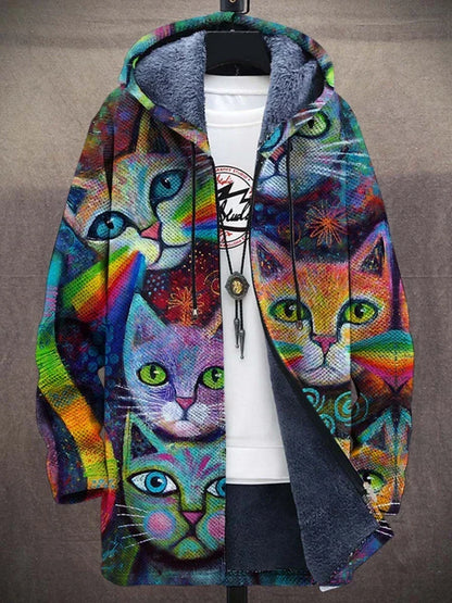 Anna | Artistic Print Coat
