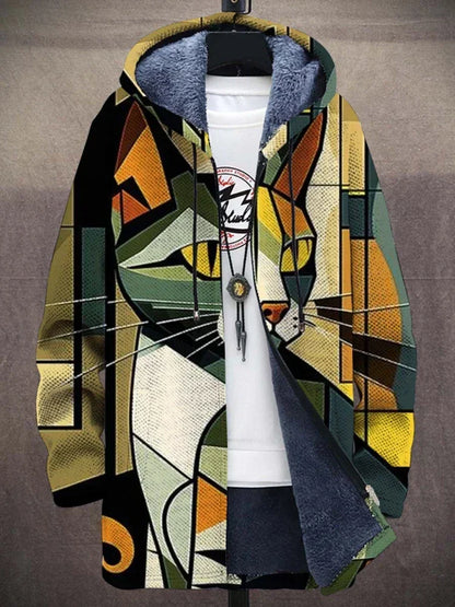 Anna | Artistic Print Coat