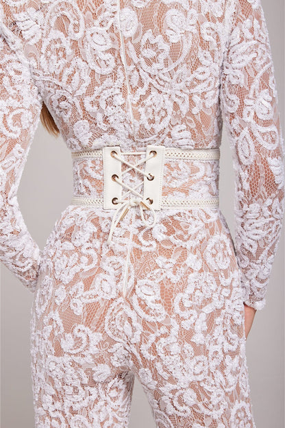 Alma | Elegant Lace Jumpsuit