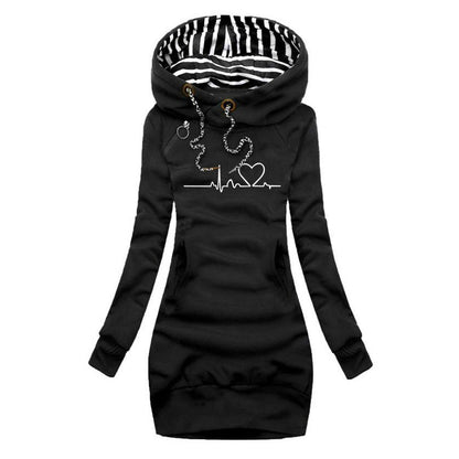 Cecile | Patterned Sweater Dress