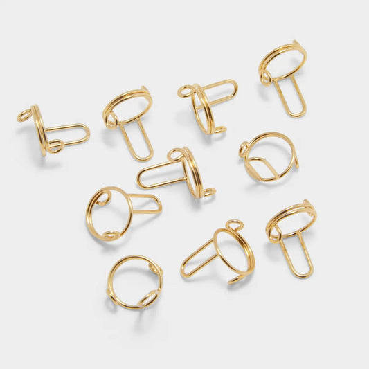 Layla Nail Rings Gold