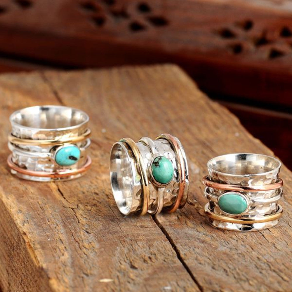 Vintage Turquoise Silver Ring