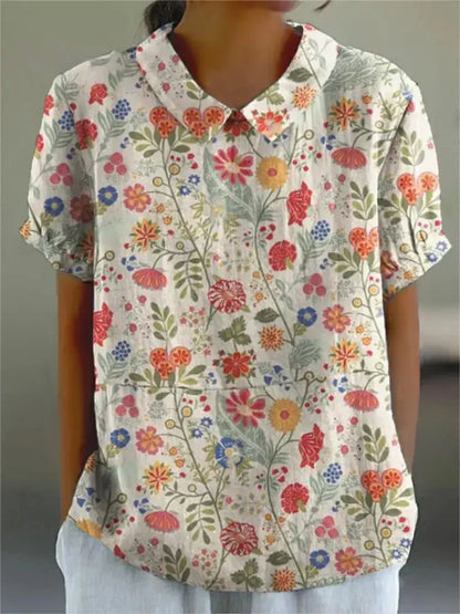 Karla | Elegant Floral Blouse