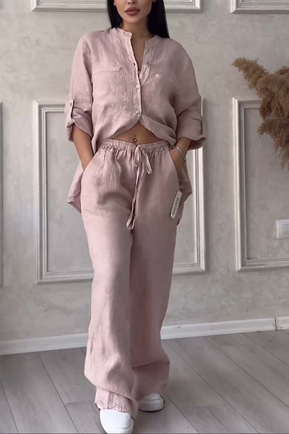 Lilly | Soft Cotton-Linen Two-Piece Set