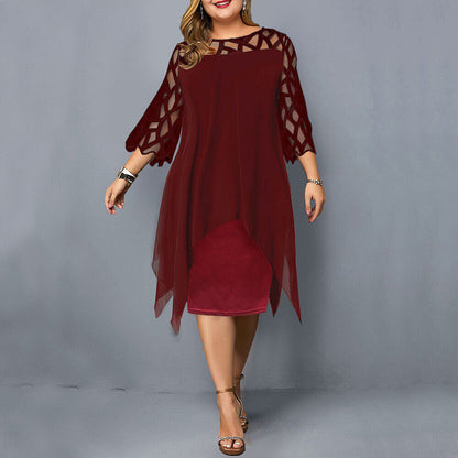 Abelone | Elegant Oversized Midi Dress