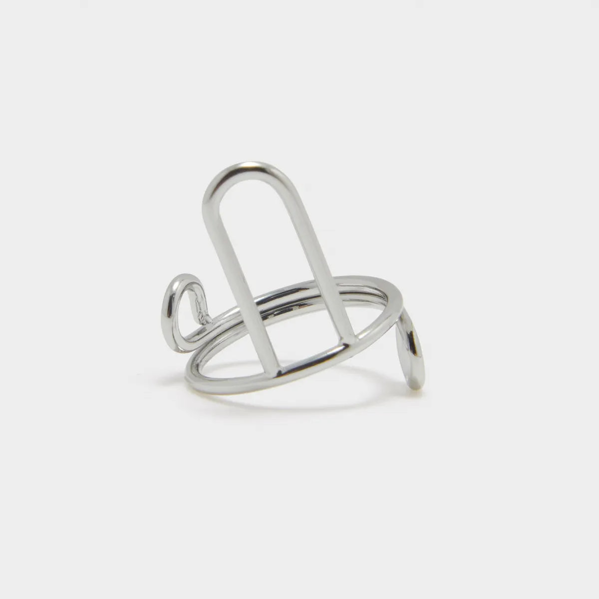 Layla Nail Ring Silver Single