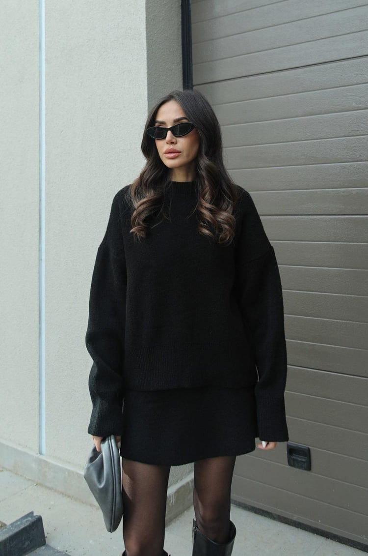 Helena | Knitted Skirt Set