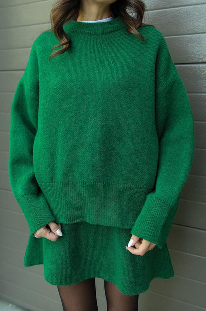 Helena | Knitted Skirt Set